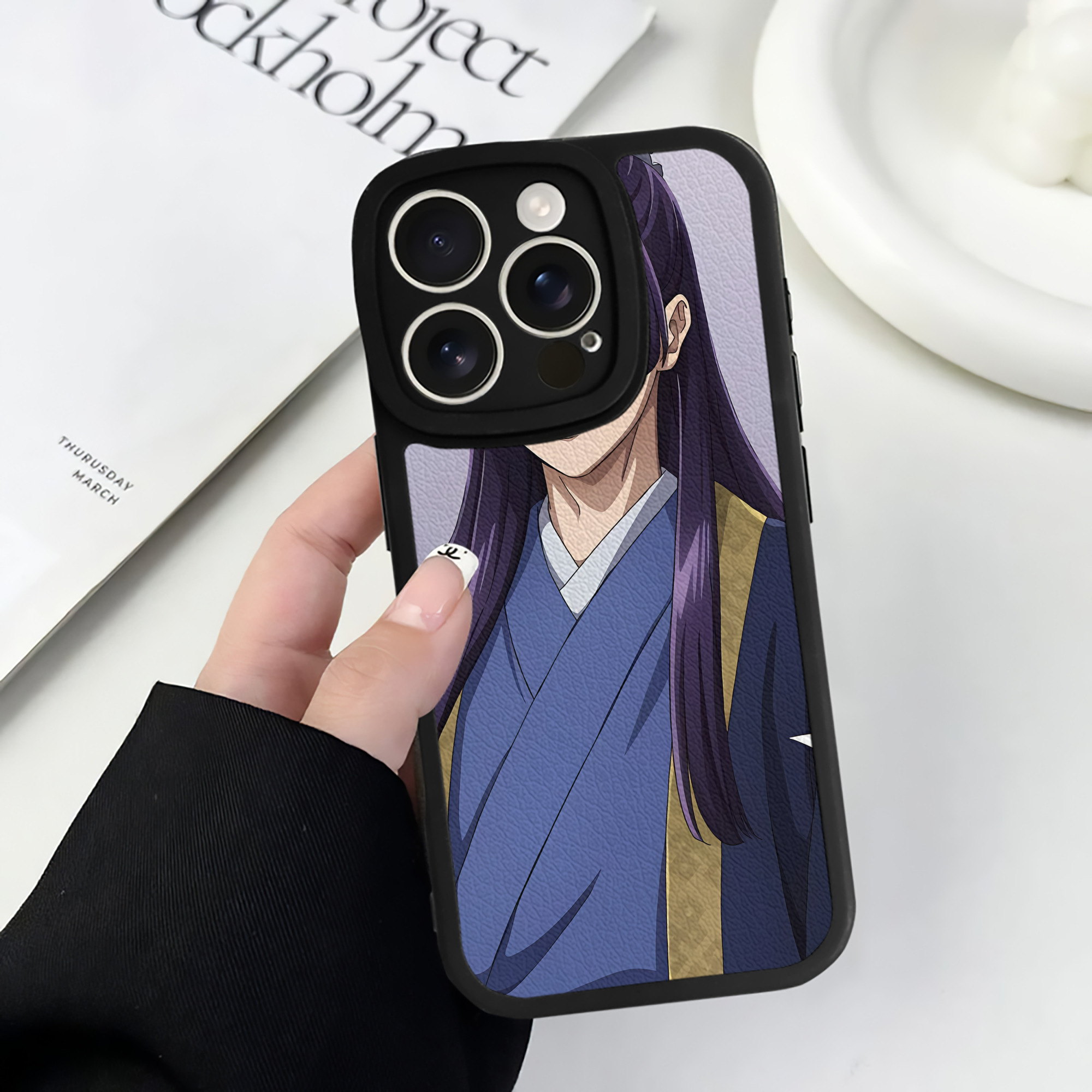 薬屋のひとりごと The Apothecary Diaries 【iPhone 16シリーズ対応】シリコンスマホケース（レザー調） 材質：シリコン